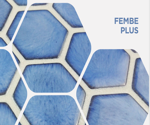 Mosaico de vidro ecológico Fembe Plus
