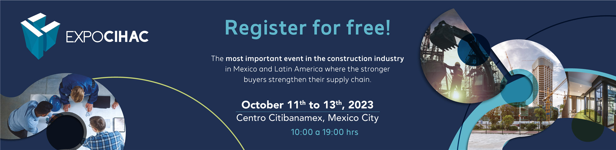 EXPO CIHAC 2023 México convite da Dozan Mosaic And Tiles